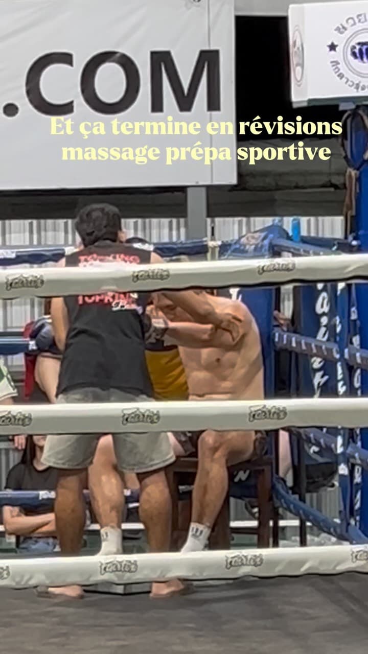 La déformation professionnelle est partout 😂

Super intéressant de suivre les boxeurs au fil des ro